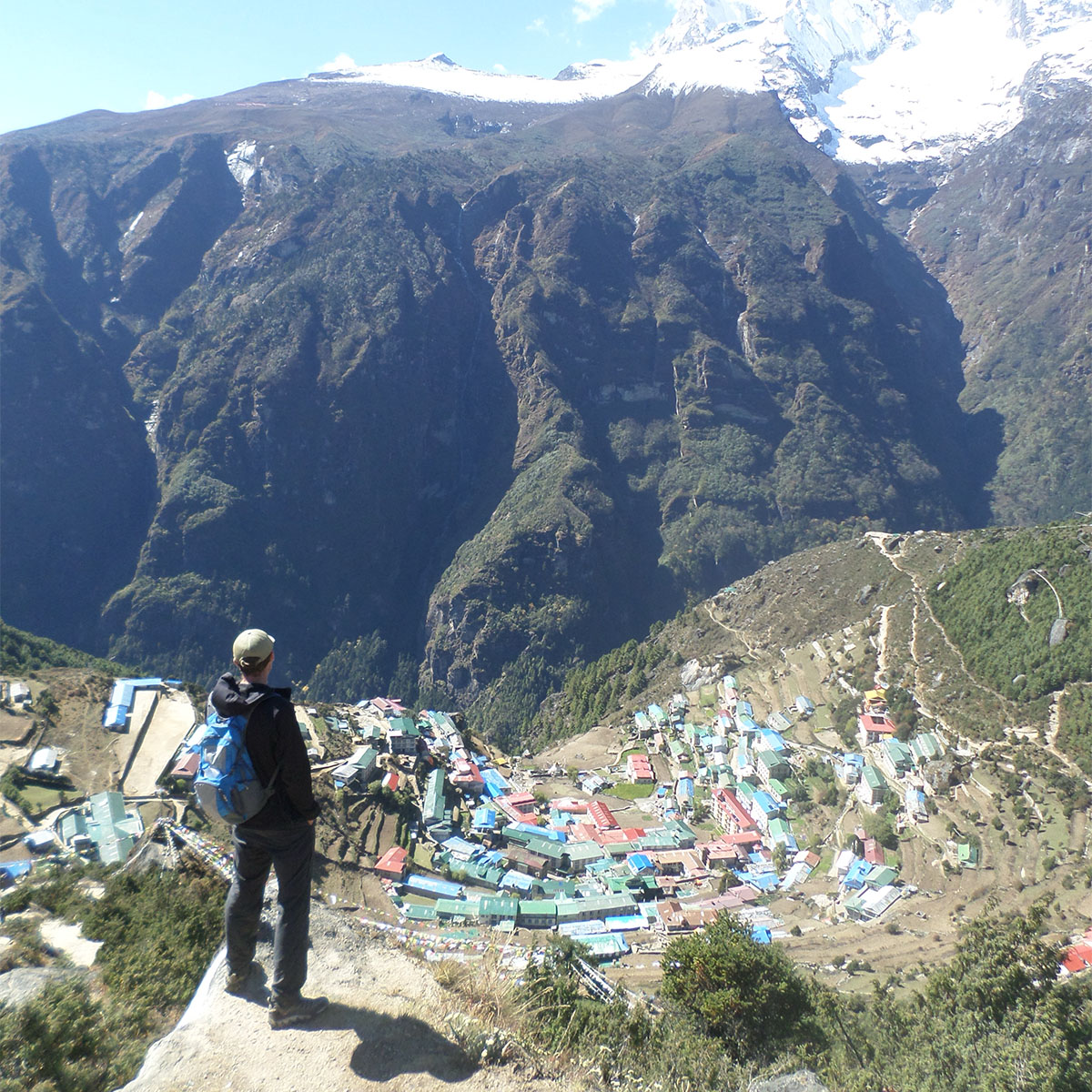 Above Namche Bazar.